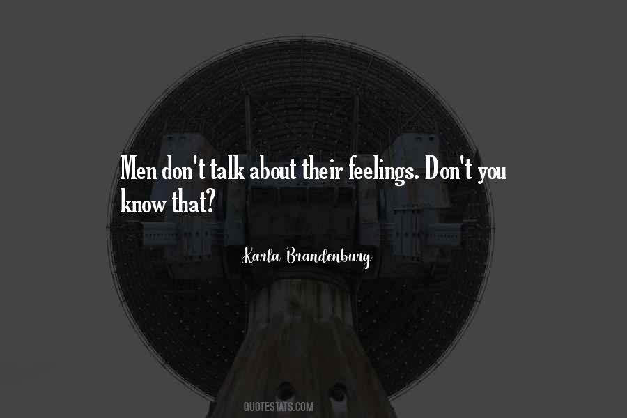 Quotes About Men's Feelings #119454