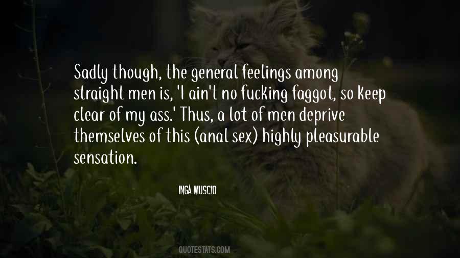 Quotes About Men's Feelings #93578