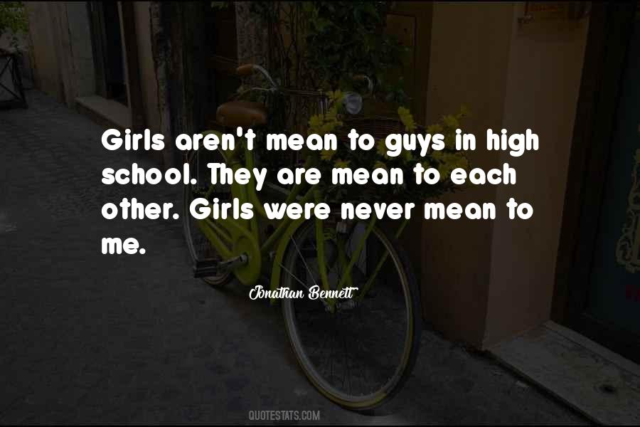 High School Girls Quotes #1597521