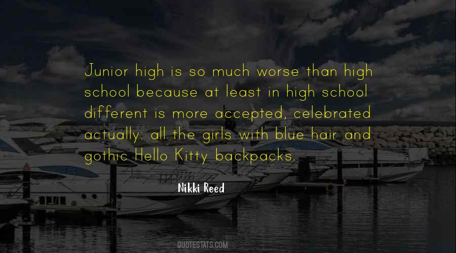 High School Girls Quotes #1659070