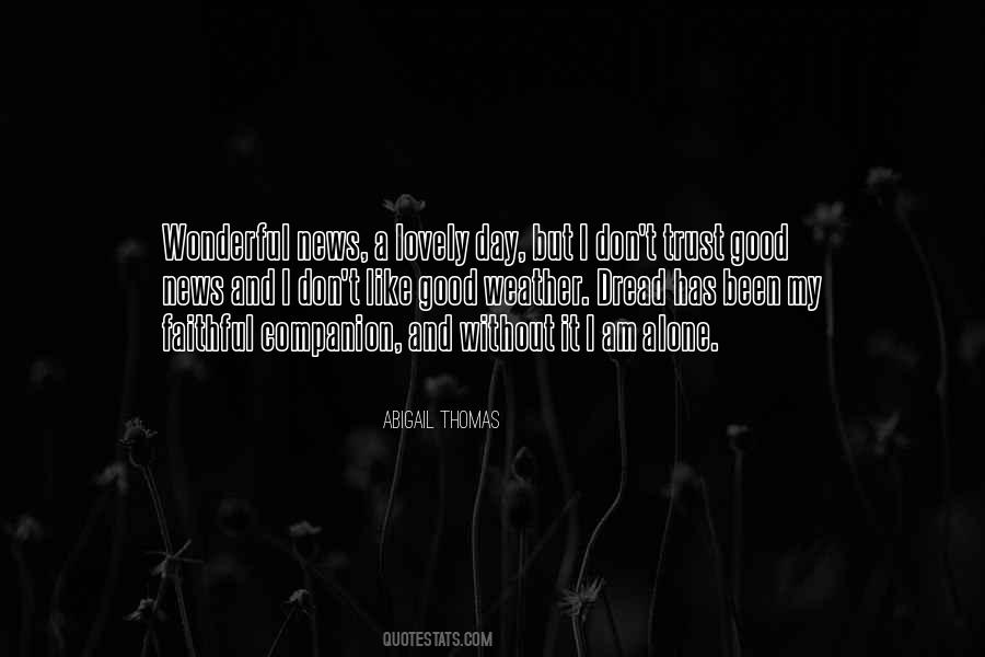 Day Alone Quotes #11639