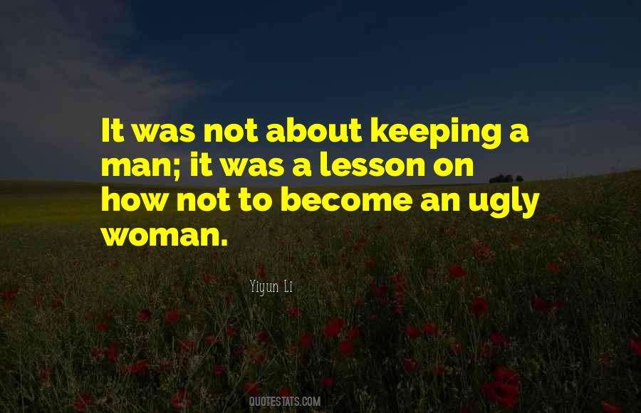 Quotes About Ugly Man #159353