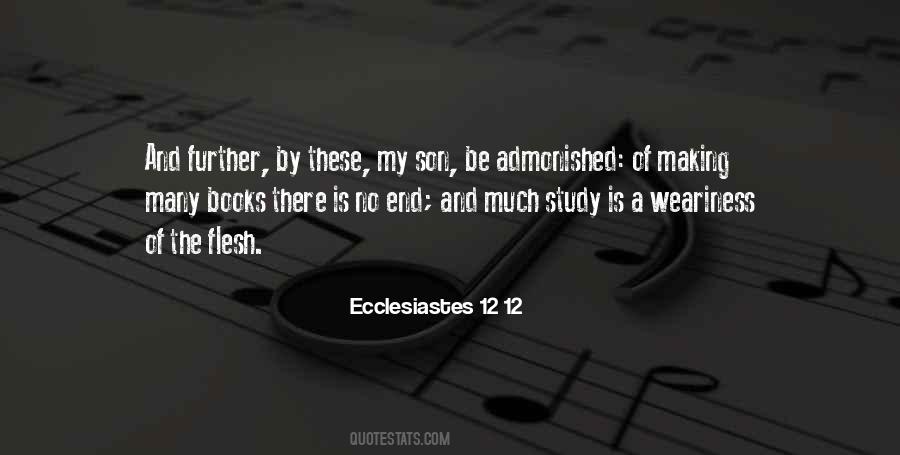 Quotes About Ecclesiastes #1835458