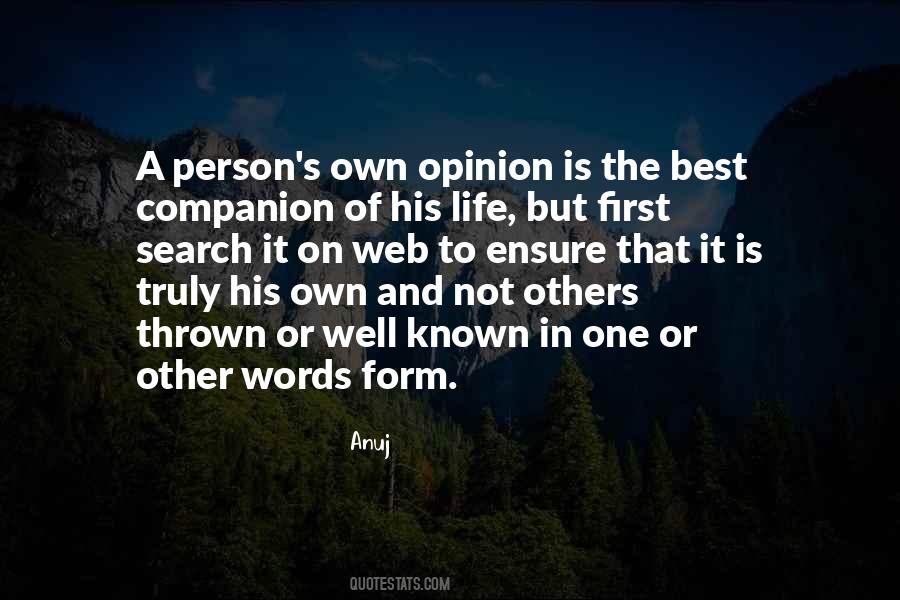Best Person In Life Quotes #364879