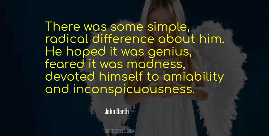 Quotes About Madness And Genius #1424709