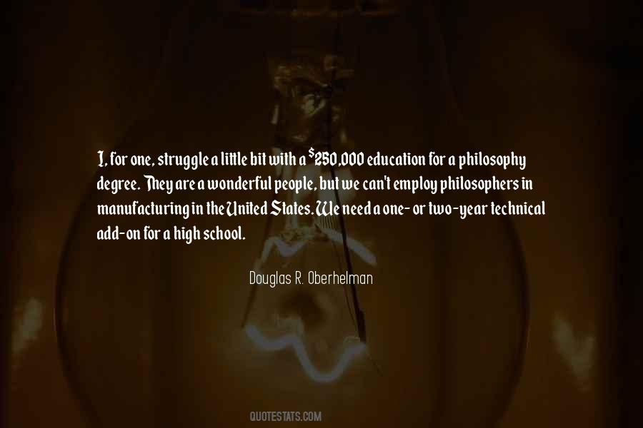 School Philosophy Quotes #1347316