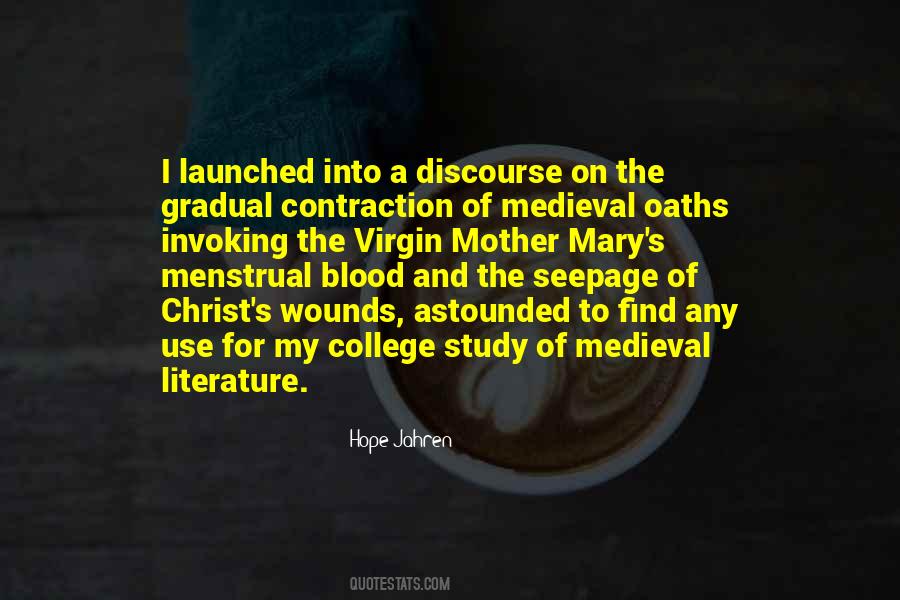 Quotes About Medieval Literature #1618498