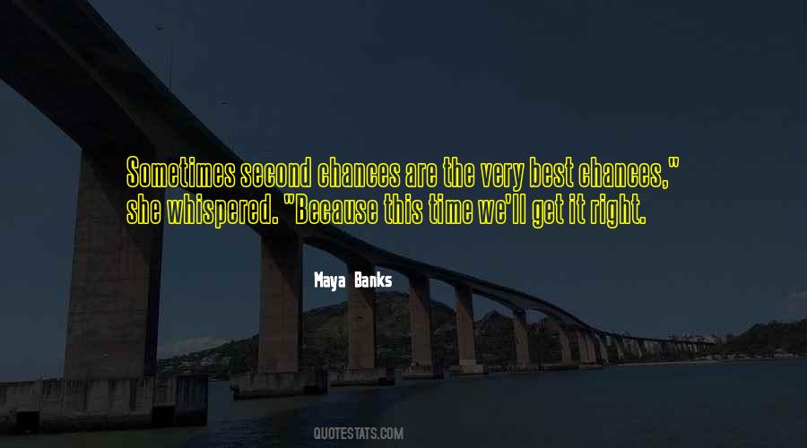 Quotes About Second Chances #762148