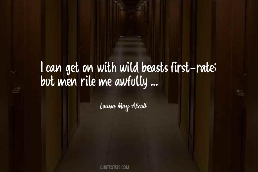 Quotes About Wild Beasts #121852