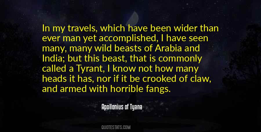 Quotes About Wild Beasts #1604069