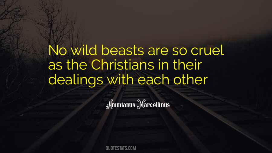 Quotes About Wild Beasts #348423