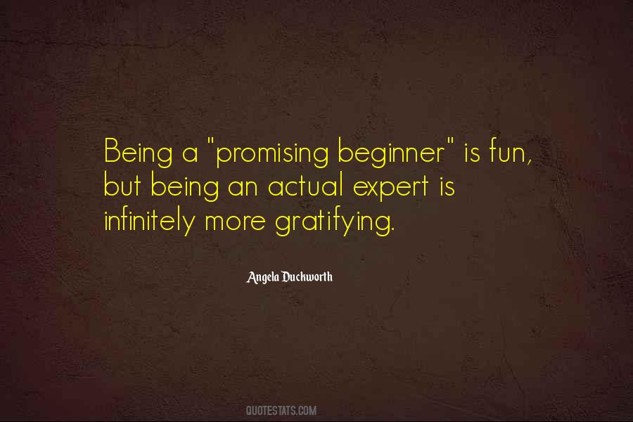 Expert Beginner Quotes #1211448