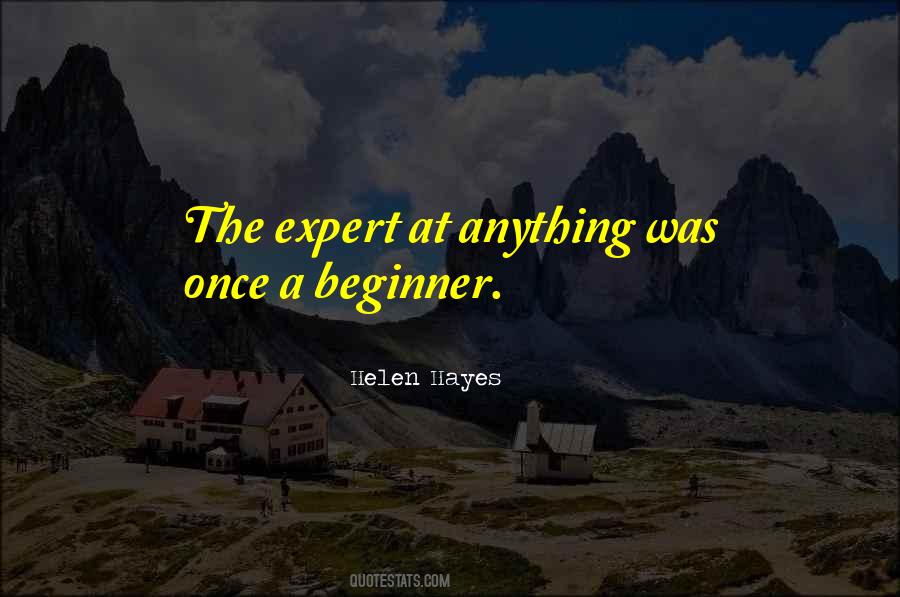 Expert Beginner Quotes #344930