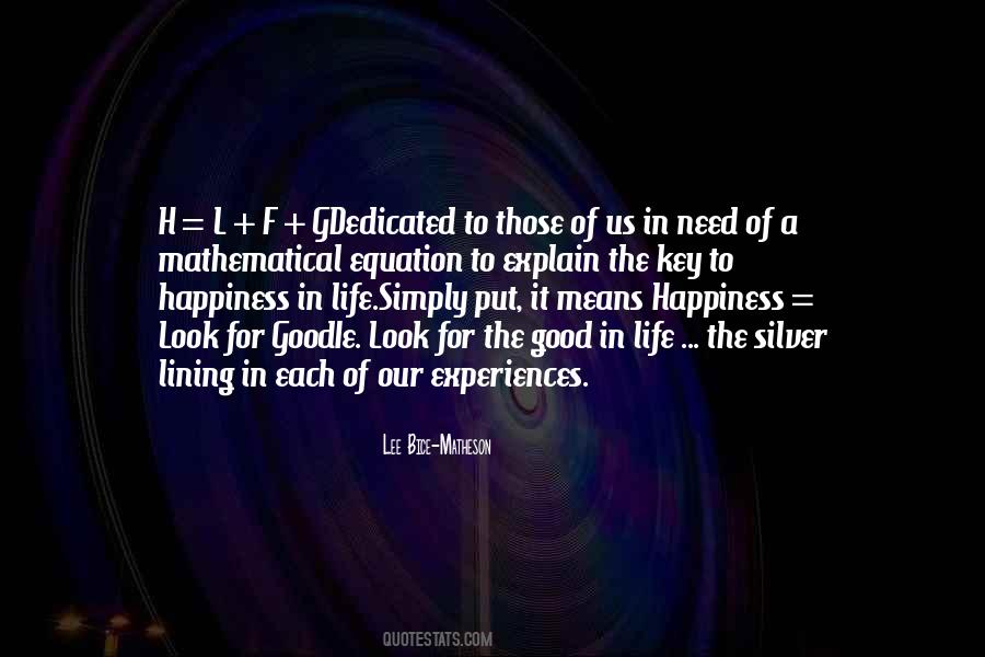 Happiness Of Life Quotes #33606