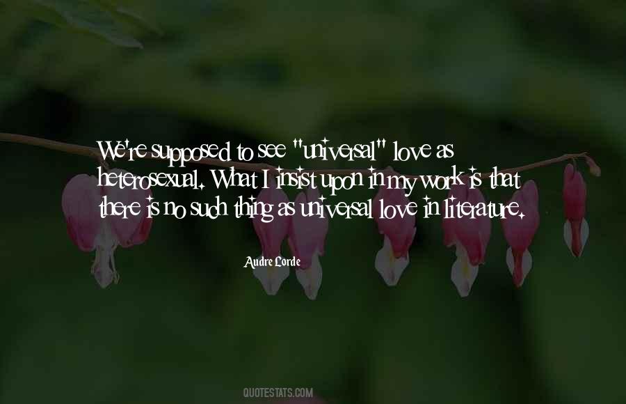 Quotes About Universal Love #300791