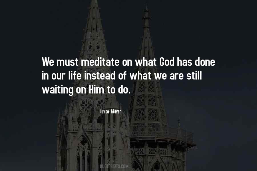 Quotes About What God Has Done #1841817