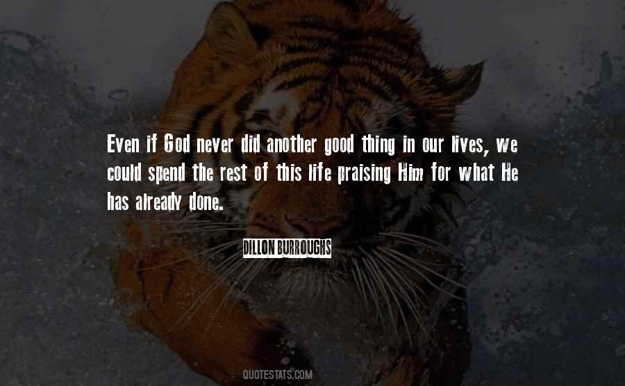 Quotes About What God Has Done #216151