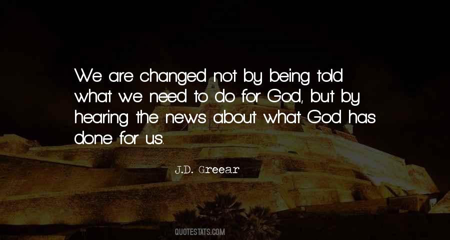 Quotes About What God Has Done #997397