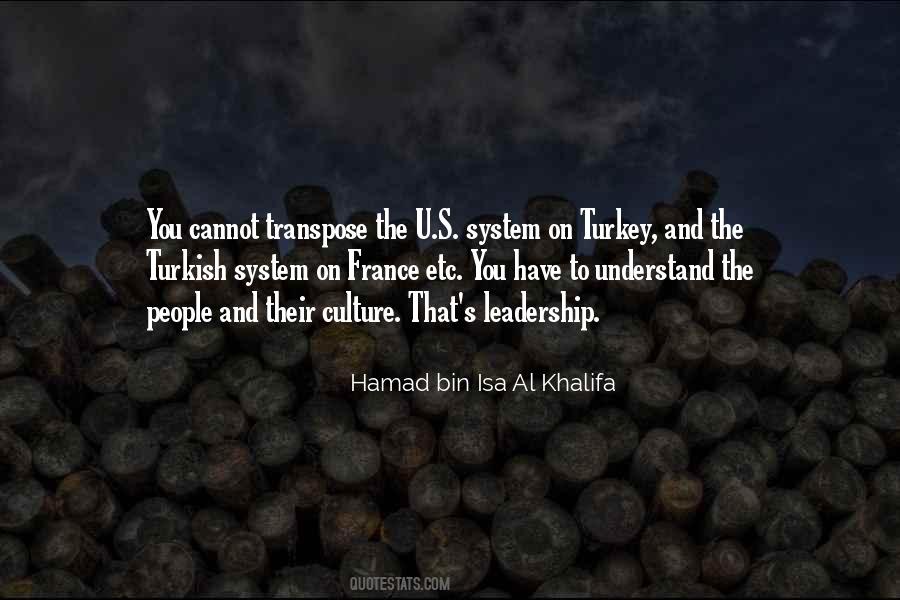 U S Culture Quotes #240420