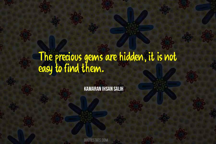 Quotes About Hidden Gems #1150486