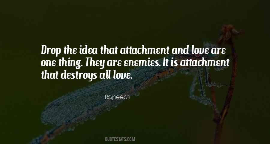 Quotes About Attachment And Love #515336