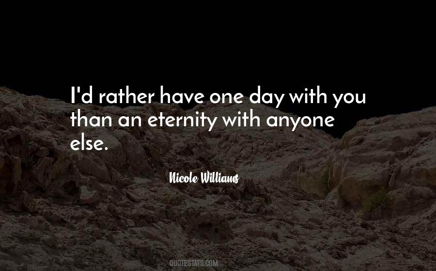Eternity With Quotes #1392167