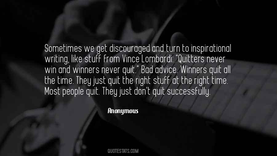 Quotes About Don't Quit #414160