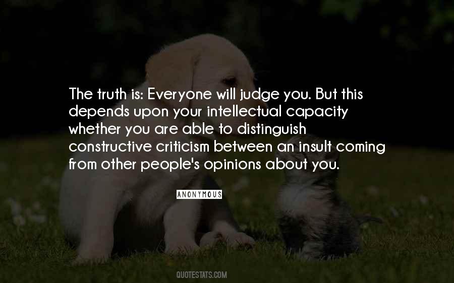 People Will Judge You Quotes #140297