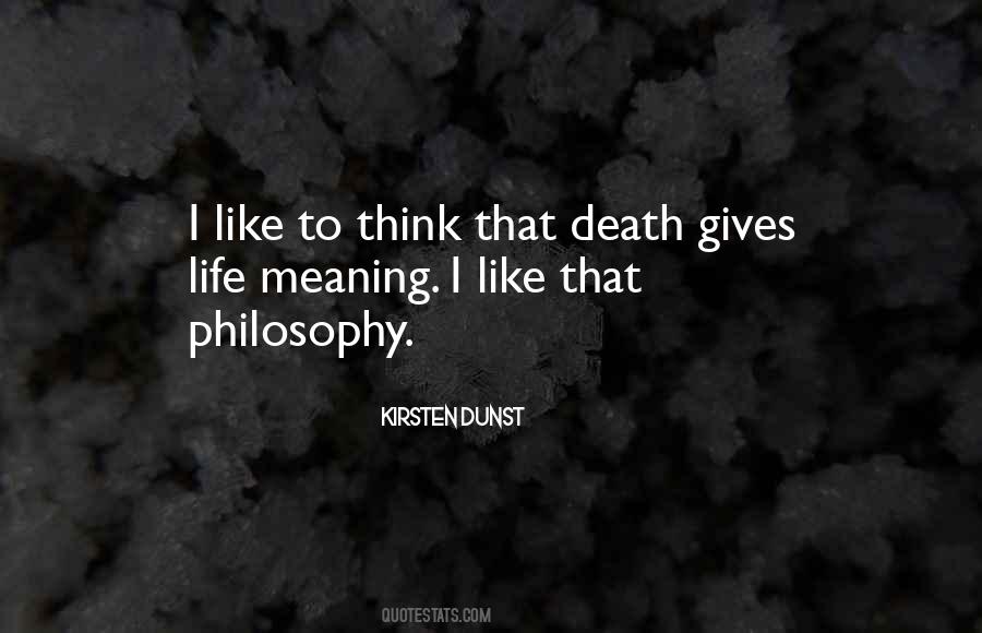 Giving Things Meaning Quotes #479837