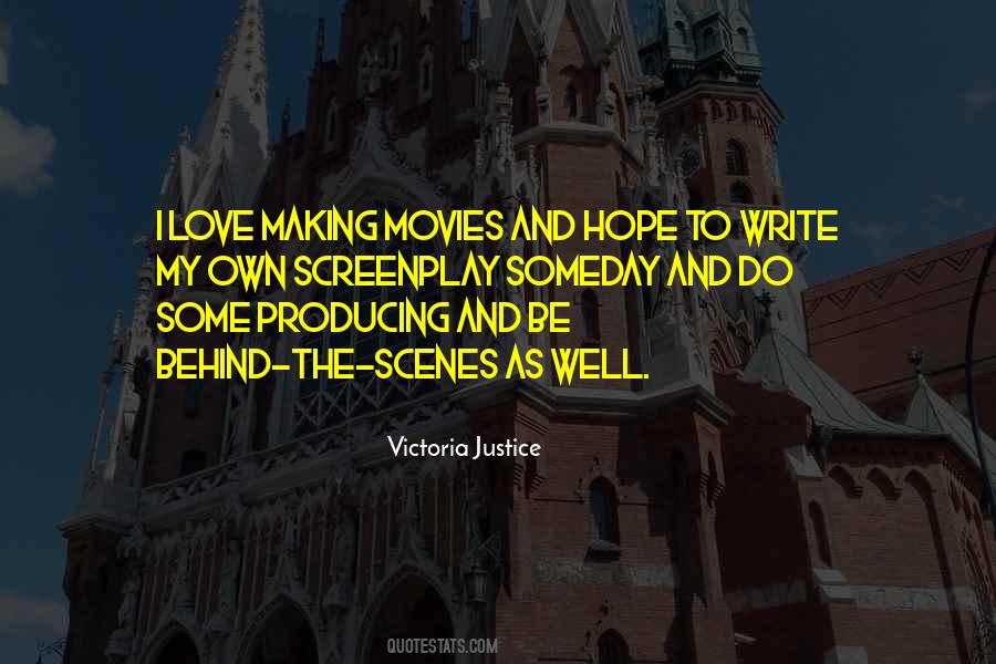 Quotes About Producing Movies #1776120