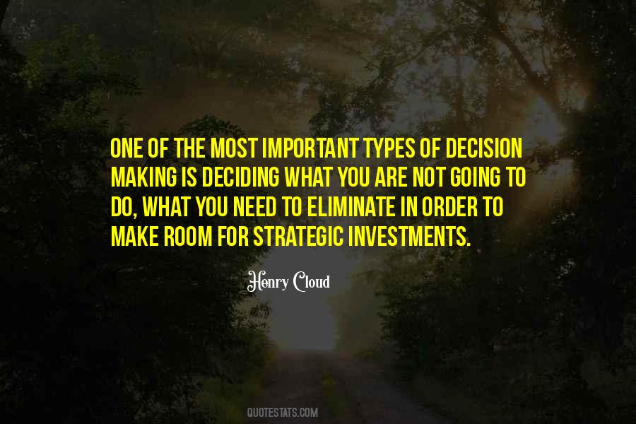 Quotes About Deciding What's Important #833145