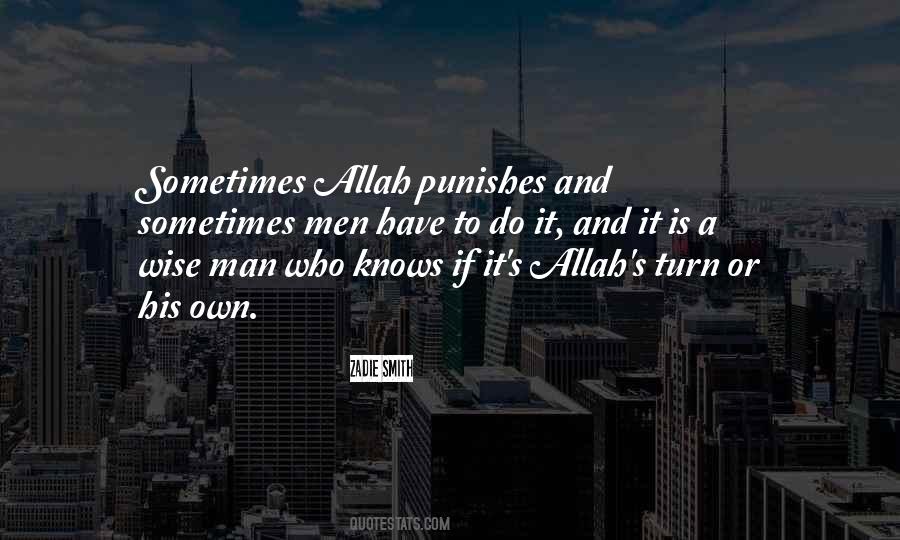 Allah Punishes Quotes #404821