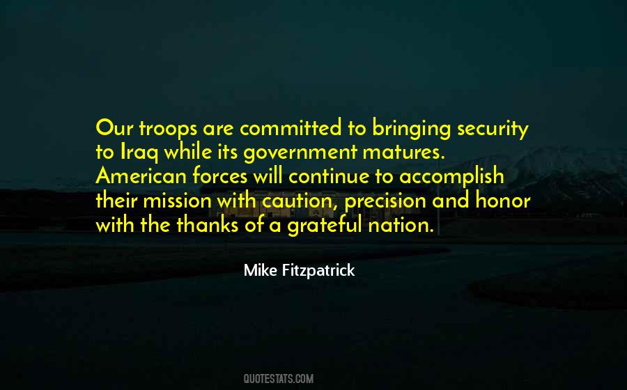 Quotes About American Troops #1545015