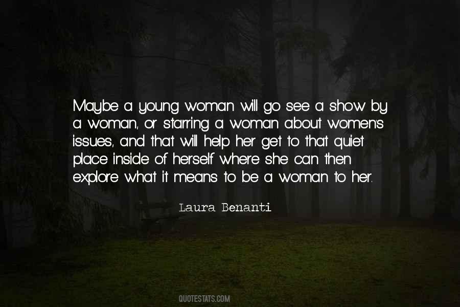 Quotes About Young Woman #1029012