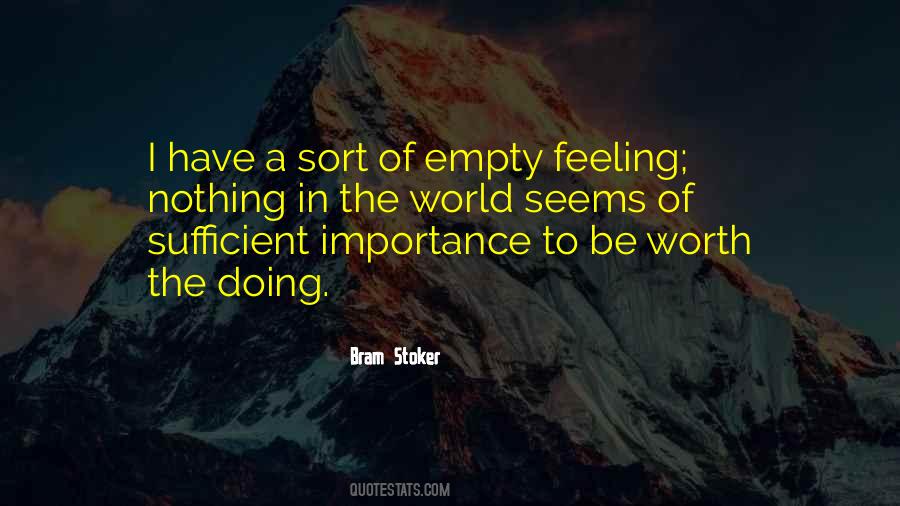 Quotes About Feeling Empty #233436