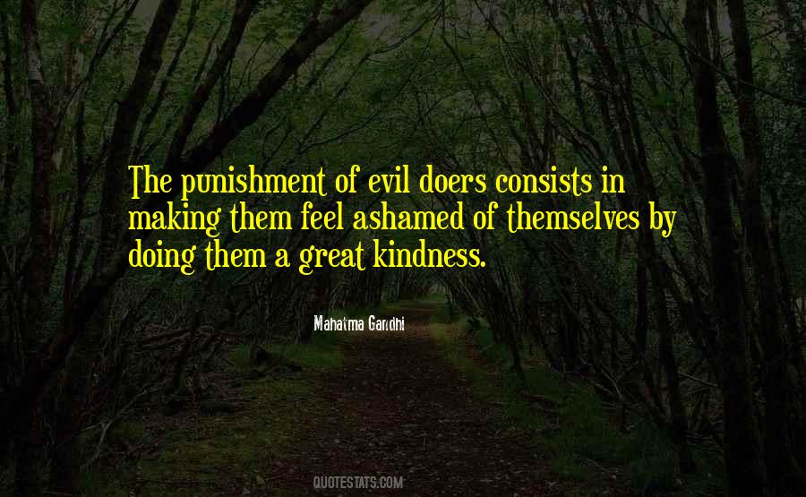 Quotes About Evil Doers #496575