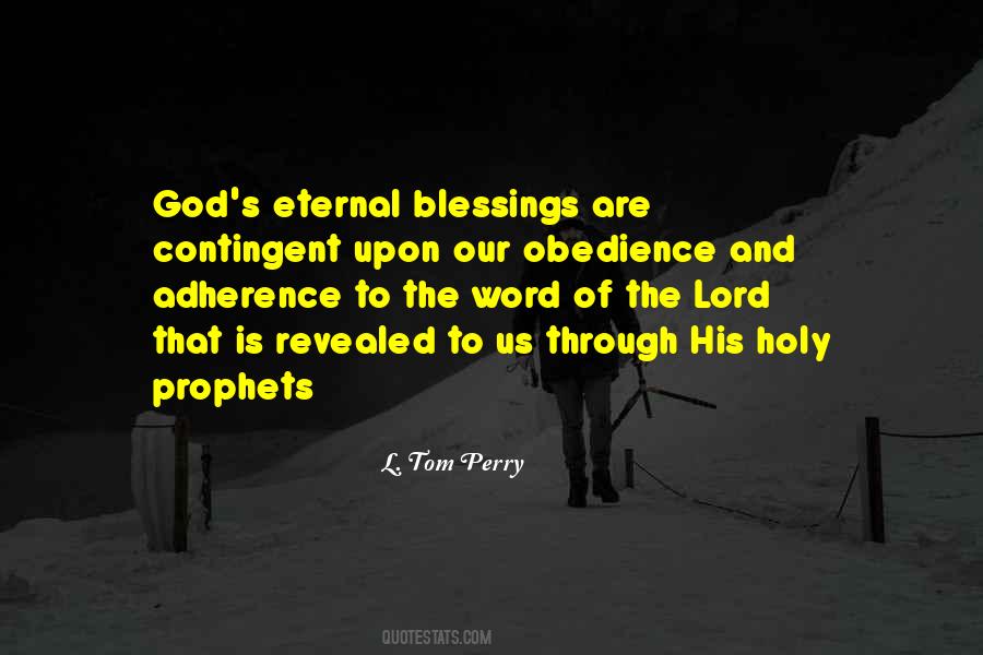 Blessing Of The Lord Quotes #389717