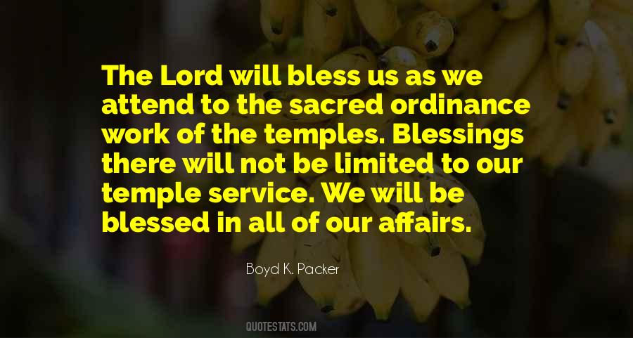 Blessing Of The Lord Quotes #703299