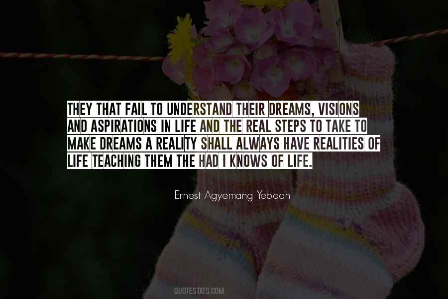 Quotes About Visions And Dreams #1086721