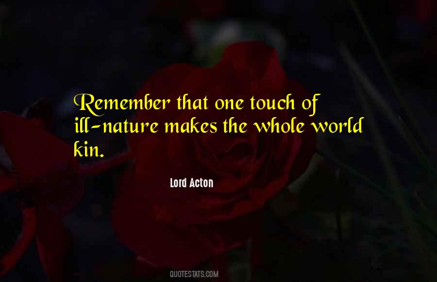 Quotes About One Touch #1766243