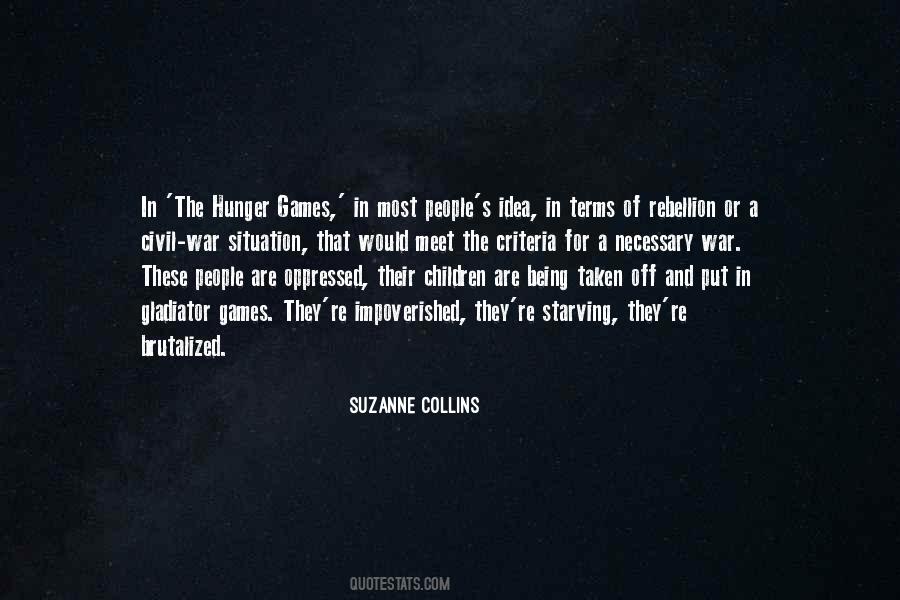 Quotes About Hunger Games #861331
