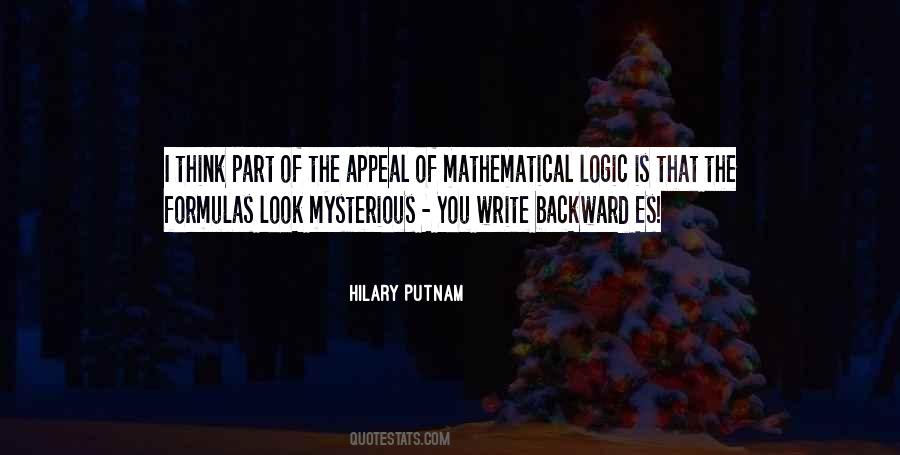 Quotes About Mathematical #1119954