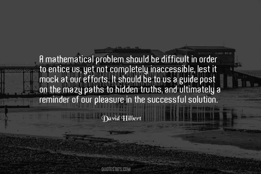 Quotes About Mathematical #1368736