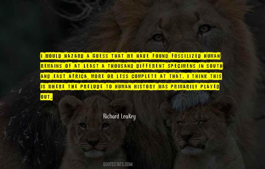 Human Specimens Quotes #1047686