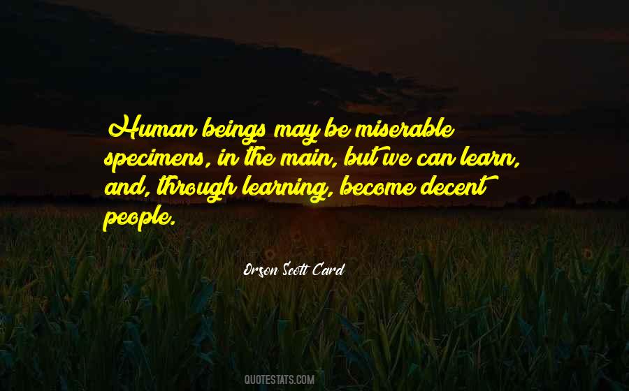Human Specimens Quotes #1223764
