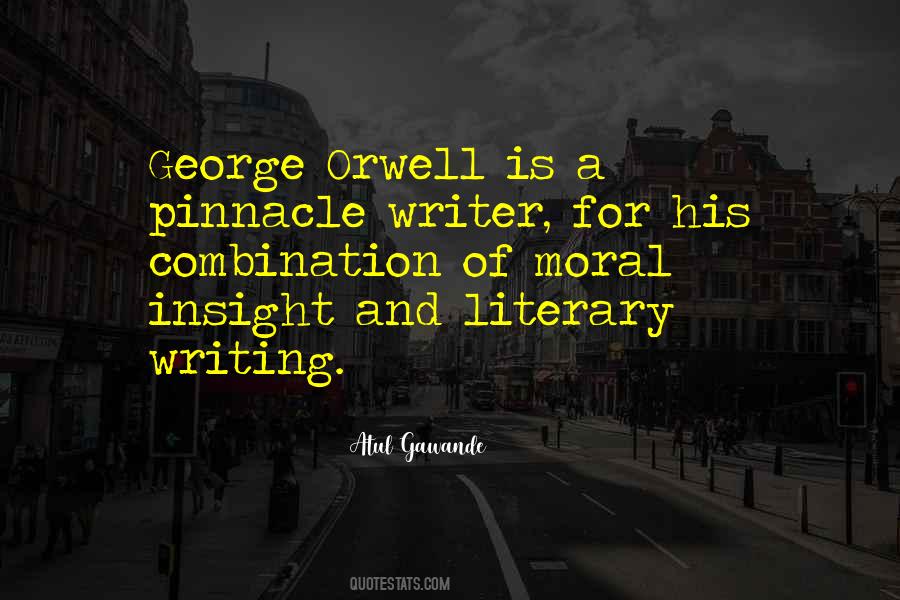 Literary Writing Quotes #1048264