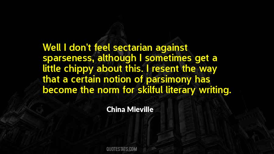 Literary Writing Quotes #1589190