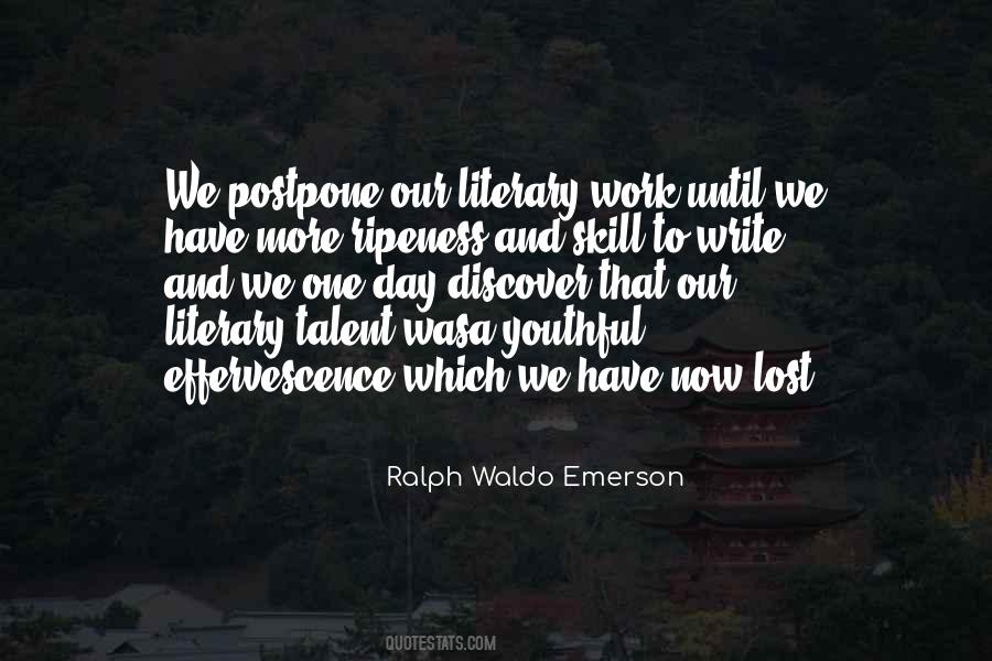 Literary Writing Quotes #828029