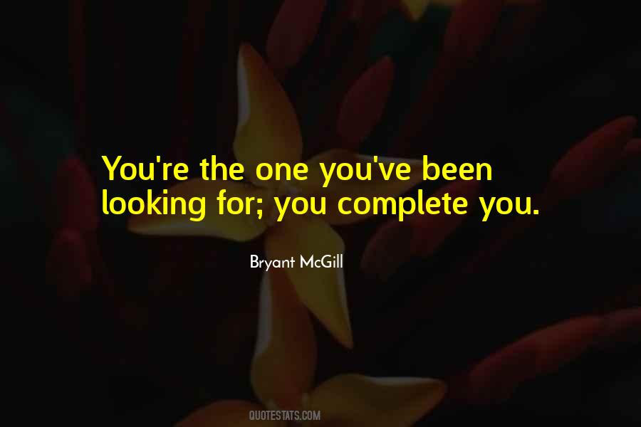 Quotes About You're The One #904701