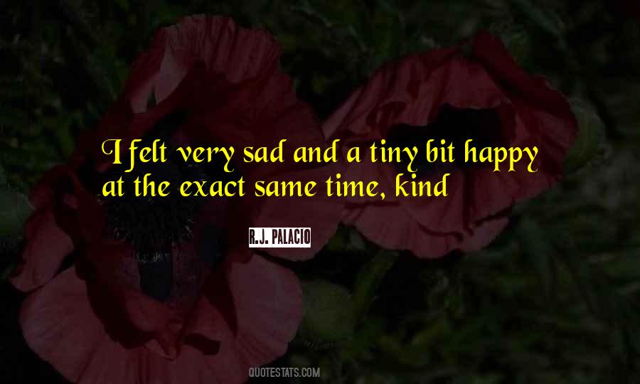 Quotes About Happy And Sad At The Same Time #641642